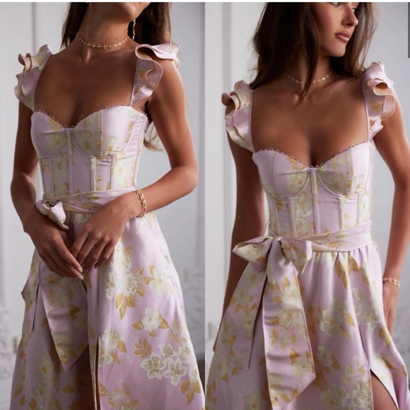 Vera Dress - Lilac Florette